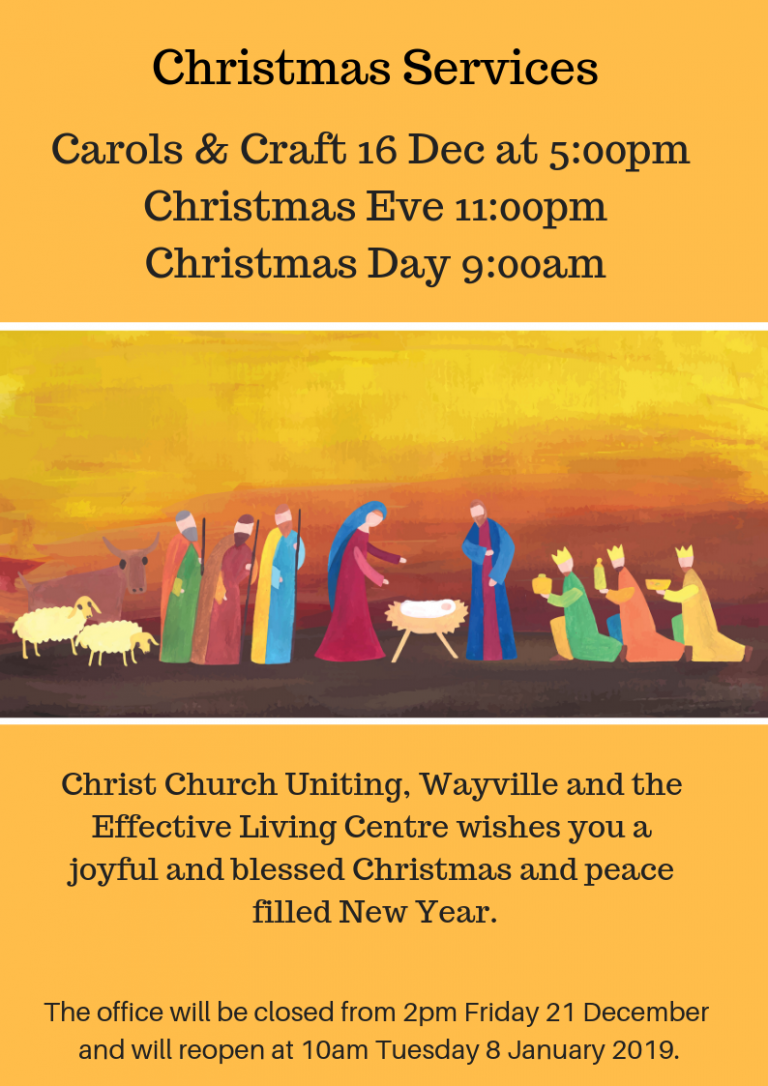 Christmas Day Service Christ Church Wayville Uniting Church